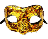 Nessiworld Gold Color Sequined Sequin Party Mask Prom Venetian
